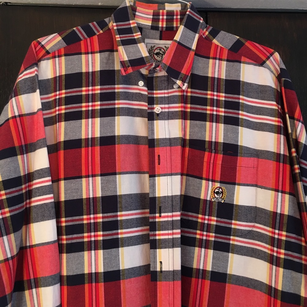 Cinch Dress Shirt. Size Large.